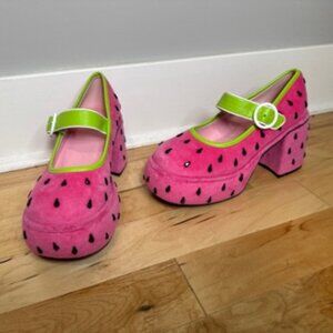 Sugar Thrillz Fruit Fusion Platform Mary Janes - Watermelon